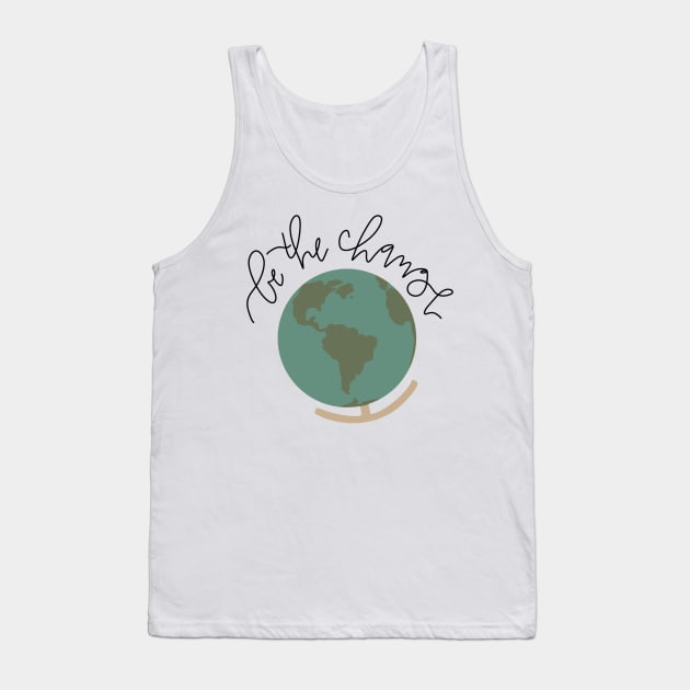 be the change cute globe design Tank Top by andienoelm